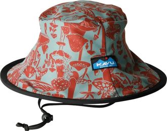 Kavu mushroom-print bucket hat - men - Nylon - One Size - Green