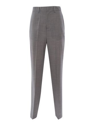 Parosh Grey Elegant Trousers