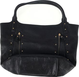 Anya Hindmarch Studded Vere Shopper Bag in Black Leather