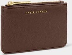 Katie Loxton Hana Coin and Card Holder in Chocolate at Nordstrom
