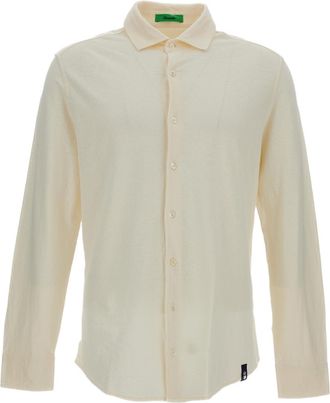 Drumohr Spread Collar Shirt