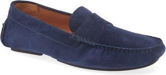 Gentle Souls Redondo Penny Loafer in Navy Suede at Nordstrom, Size 11.5