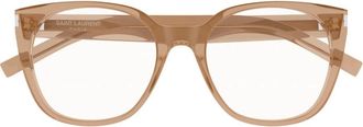 Saint Laurent Glasses, female, Brown, Size: 55 MM Eyeglasses