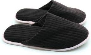 Portolano Corduroy Scuff Slipper in Brown/Soft Pink at Nordstrom Rack, Size X-Large
