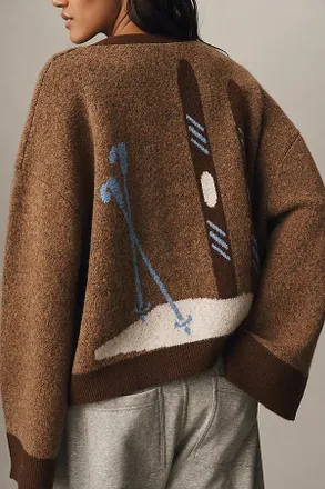 Bel Kazan Skier Icon Cardigan