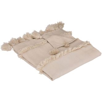 Atmosphera Colcha row, Beige, 130x180 Cm - Beige