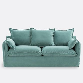 La Redoute Interieurs Zetel voor 2, 3, 4 of 5 personen, in fluweel, Odna