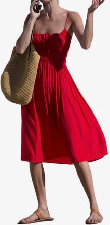 Ciao Lucia Gabriela Dress In Chili