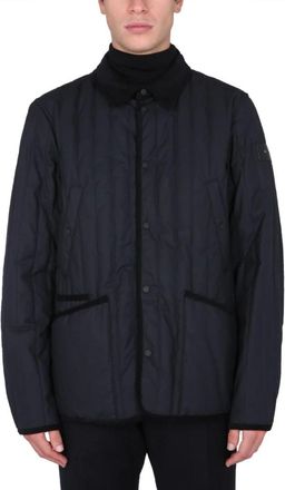 Woolrich Barrier Shirt Jacket - Heren - Zomerjassen - Blauw - M - Katoen - Jassen