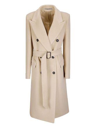 Tagliatore Womens Wool Double-Breasted Coat