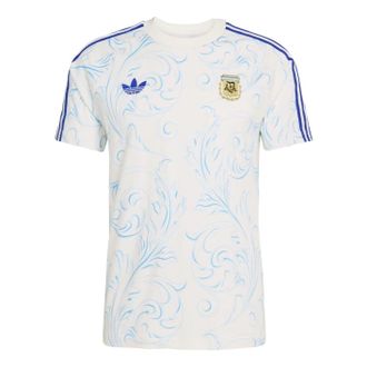 adidas Argentina 2026 All Over Print T-Shirt Asia Sizing Off White KF0323