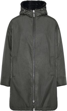 Yves Salomon Parka 93cm - Dames - Parka Jassen - Zwart - XL - Jassen
