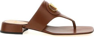 Valentino Garavani Dames, Schoenen, Bruin, Maat: 38 EU Leer