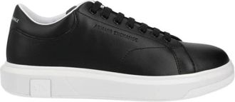 A|X Armani Exchange Sneakers - Heren - Sneakers - Zwart - 43 EU - Leer - Schoenen