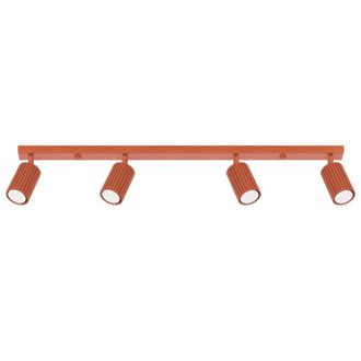 Sollux Lighting Lámpara de techo ocre rojo aluminio alt. 81 cm