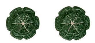 Bordallo Pinheiro Charger Plate - Set 2 - Cabbage