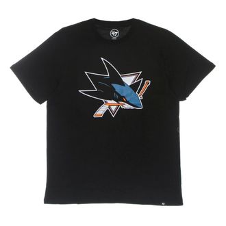 47 Brand T-Shirts, male, Black, Size: XL NHL Imprint Echo Tee