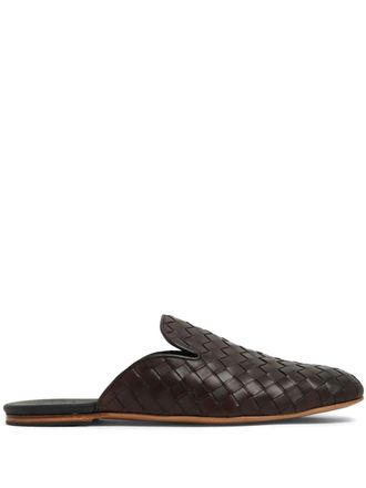 BARRETT interwoven leather loafers - Brown