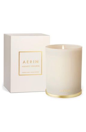 Aerin Madaket Geranium Scented Candle in Cream at Nordstrom