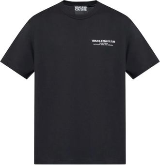 Versace Jeans Couture T-shirt con logo - Nero