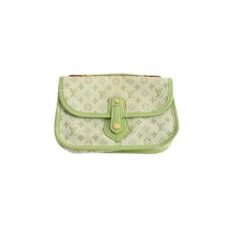 Louis Vuitton Pre-owned Clutches, female, Green, Size: ONE SIZE Pre-owned Pochette Femme