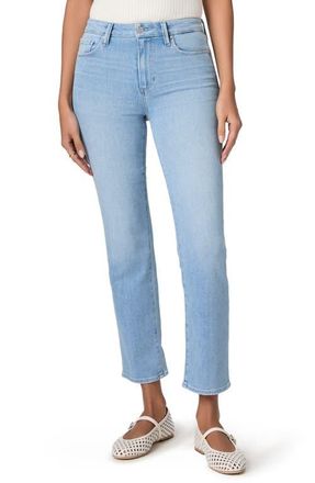 Paige Cindy High Waist Ankle Straight Leg Jeans in Santorini Sky at Nordstrom, Size 27