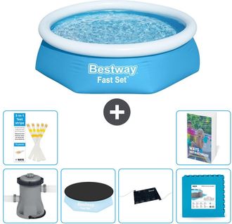 Bestway Piscina Bestway Fast Set Redonda - 244x61 Cm - 7-piezas S273
