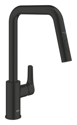 GROHE 30 619 243 Eurosmart Monomando De Fregadero 1/2 Negro Mate - Ref: 30 619 243 - Grohe