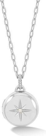 Dower & Hall Diamond Starburst Round Locket