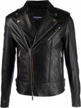 Dsquared2 Zwarte Stijlvolle Jassen - Heren - Zomerjassen - Zwart - L - Jassen