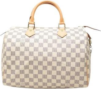 Louis Vuitton Pre-owned Speedy 30 Handtas - Dames - Vintage Handtas - Wit - ONE Size - Leer - Vintage