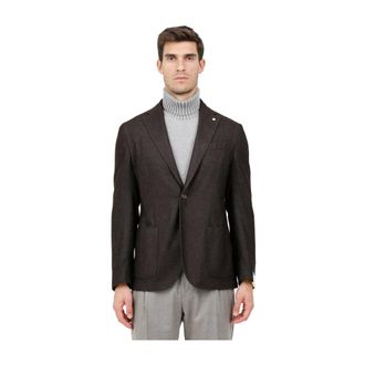 L.B.M. 1911 L.b.m. 1911, Heren, Jassen, Grijs, Maat: 2XL Wol