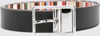 Paul Smith Cintura reversibile in pelle di vitello liscia con logo inciso