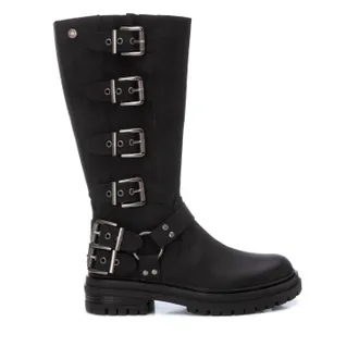 Xti Womens Faux Leather Boots In Black