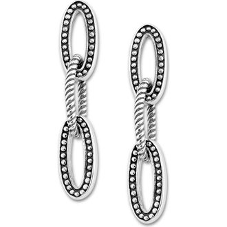 Samuel B. Chain Link Linear Drop Earrings in Silver at Nordstrom Rack