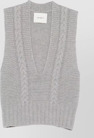 Lisa Yang cashmere v-neck vest