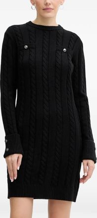 Guess Co Abito corto in maglia - Nero