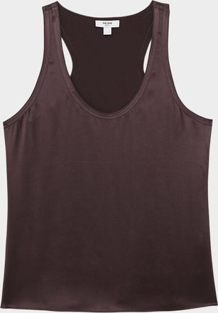 Reiss Racerback Silk Tank