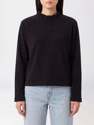 Repetto T-shirt a maniche lunghe in cotone con colletto a rouches