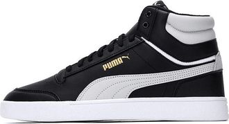Puma Shuffle Mid WTR Black White Team Gold 385551-02