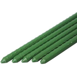 OEM Juego De 10 Soportes Para Plantas, 90 Cm, &Oslash; 11 Mm, Acero Recubierto De Pl&aacute;stico, Para Huertos Y Plantas, Verde-crezuo