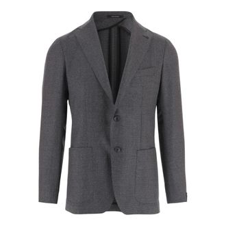 Tagliatore Wool Jacket - male - Tagliatore - Blazers - Gray - 2XL - Suits