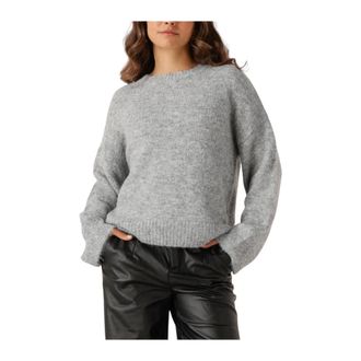 Object Object, Dames, Truien, Grijs, Maat: XL Poliester