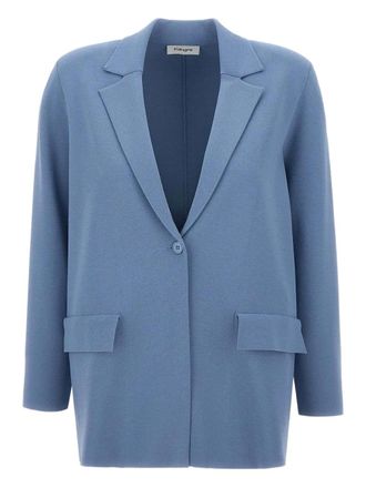 KANGRA Blazer met enkele rij knopen - Blauw