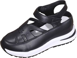 Generic Black Fashion Sandals with Robust Platform and Functional Design for A Modern and Practical Seasonal Appeal