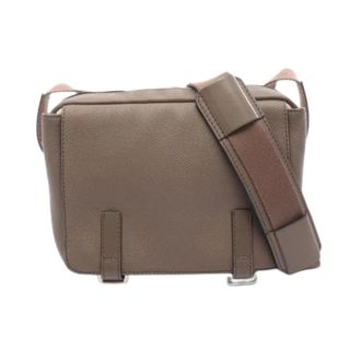 Loewe Pre-owned Cross Body Bags, male, Gray, Size: ONE SIZE Pre-owned Military Messenger XS Leather Shoulder Bag