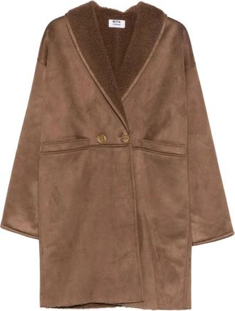 Betta Corradi Jassen, Dames, Bruin, S, Polyester, Mont Coat