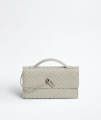 Bottega Veneta Andiamo Clutch 25 - White - Women