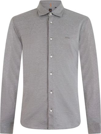 HUGO BOSS Hombre, Camisas, Gris, Talla: 2XL