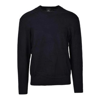 A|X Armani Exchange Hombre, Jerseys, Azul, Talla: XS